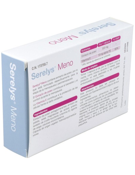 Serelys Meno, 30 Cápsulas