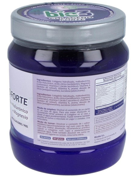 Bie3 Colágeno Forte Formato Bote, 360 G