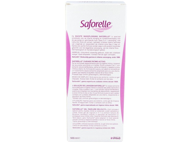 Saforelle Cuidado Íntimo Activo, 500 Ml