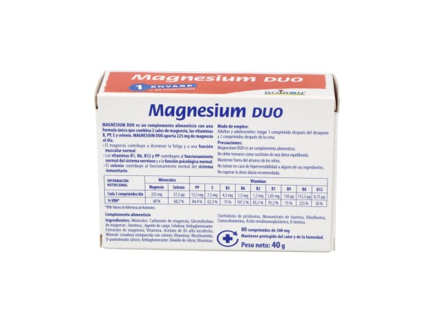 Boiron Magnesium Duo, 80 Comprimidos
