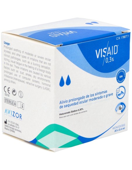 Visaid 0_3% Gotas Oculares Estériles 0_4Ml X 30Uds