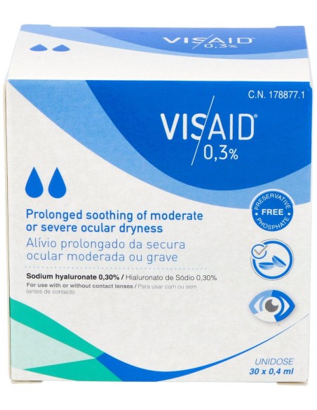Visaid 0_3% Gotas Oculares Estériles 0_4Ml X 30Uds