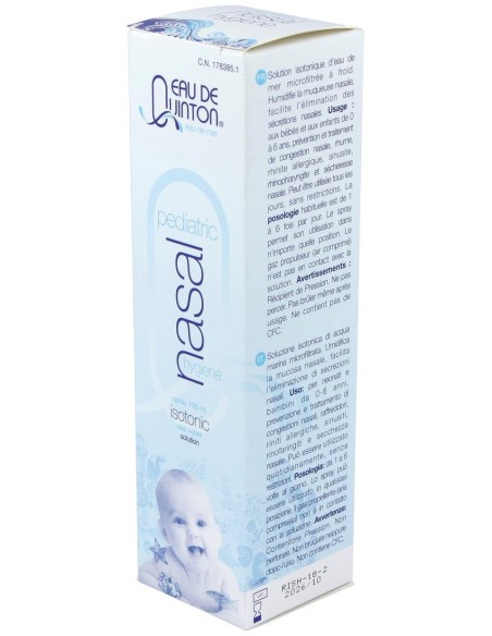 Eau De Quinton® Daily Nasal Pediatric Spray 100Ml