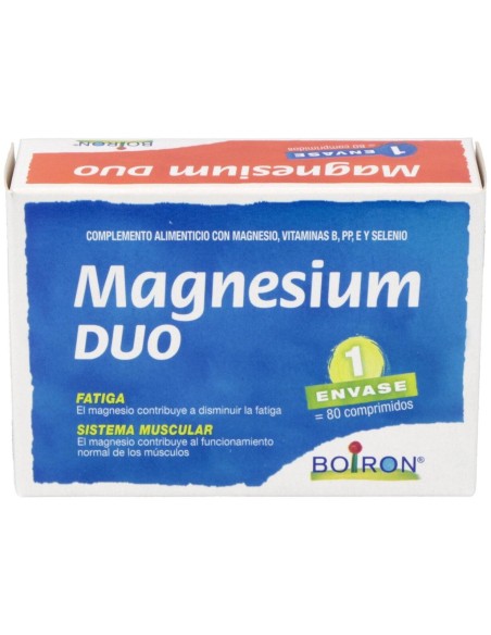 Boiron Magnesium Duo, 80 Comprimidos