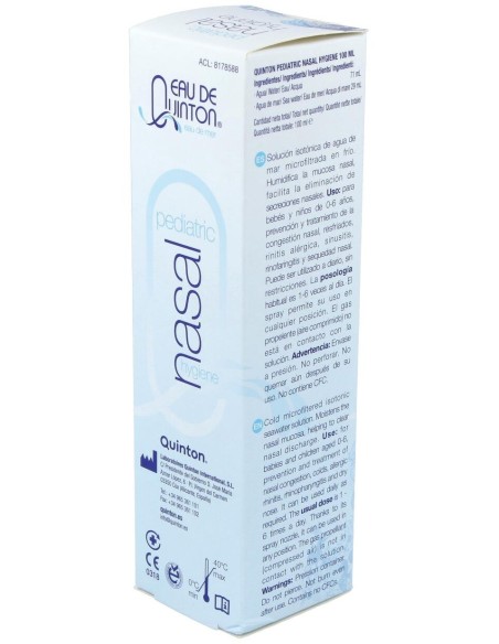 Eau De Quinton® Daily Nasal Pediatric Spray 100Ml