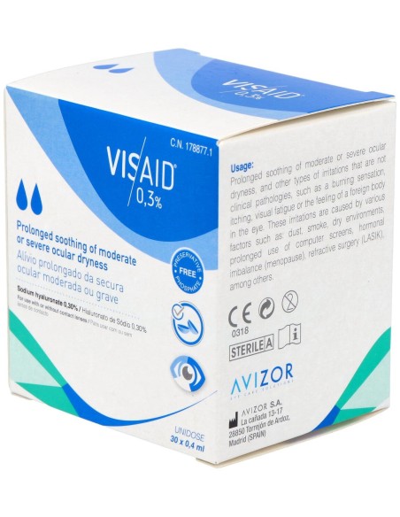 Visaid 0_3% Gotas Oculares Estériles 0_4Ml X 30Uds