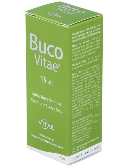 Buco Vitae Pulverizador 15Ml.