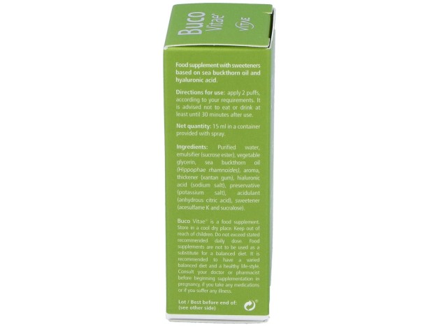 Buco Vitae Pulverizador 15Ml.