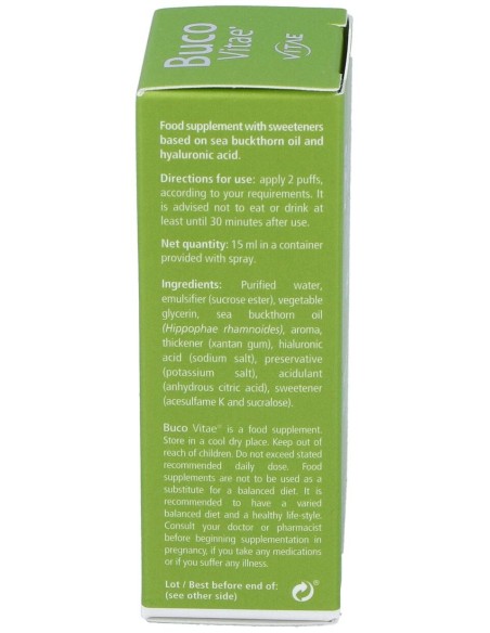 Buco Vitae Pulverizador 15Ml.