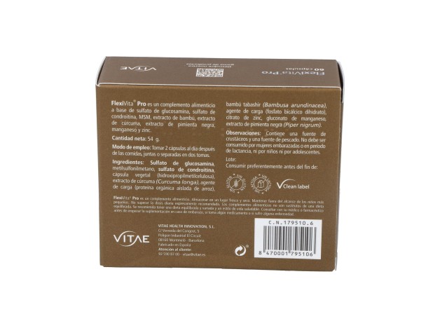 Vitae Flexivita Pro, 60 Cápsulas