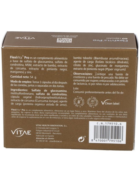 Vitae Flexivita Pro, 60 Cápsulas