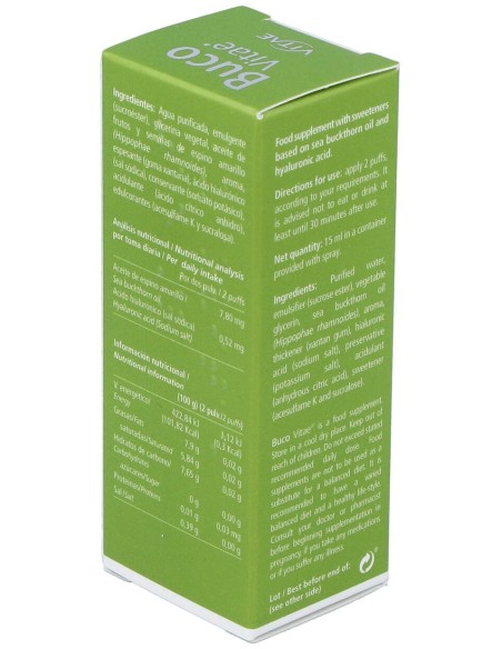 Buco Vitae Pulverizador 15Ml.