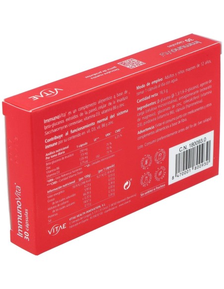 Vitae Inmunovita, 30 Cápsulas