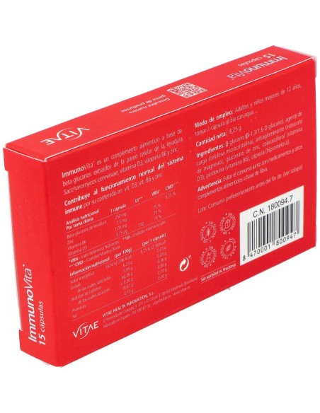 Vitae Inmunovita, 15 Cápsulas