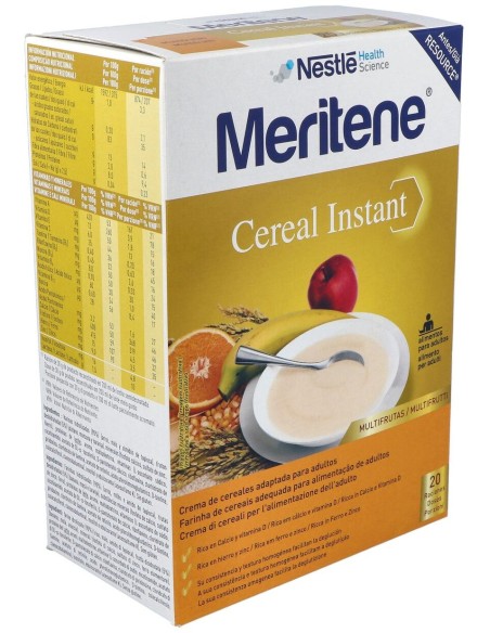 Meritene Nutrición Reforzada Cereal Instant Multifrutas 600G