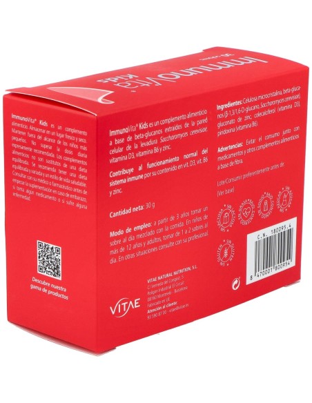 Vitae Inmunovita Kids, 30 Sobres