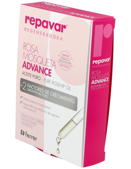 Repavar Aceite Puro De Rosa Mosqueta Advance, 15 Ml