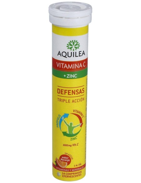 Vitamina C Y Zinc 14 Comprimidos Efervescentes