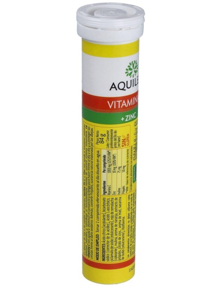 Vitamina C Y Zinc 14 Comprimidos Efervescentes