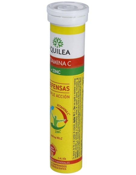 Vitamina C Y Zinc 14 Comprimidos Efervescentes