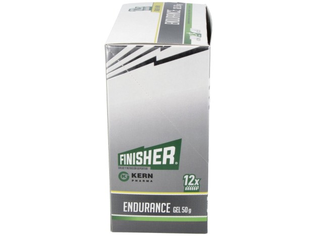 Finisher Endurance Gel Sabor Limón, 12 Uds