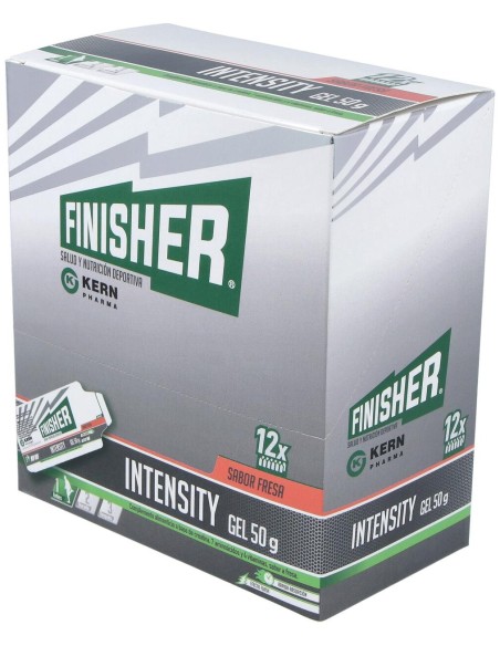 Finisher® Intensity Gel Energético Sabor Fresa 12 Sobres De 50G