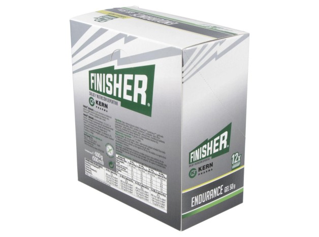 Finisher Endurance Gel Sabor Limón, 12 Uds