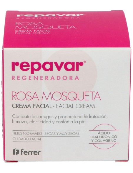 Repavar Crema Regeneradora Antiedad, 50 Ml