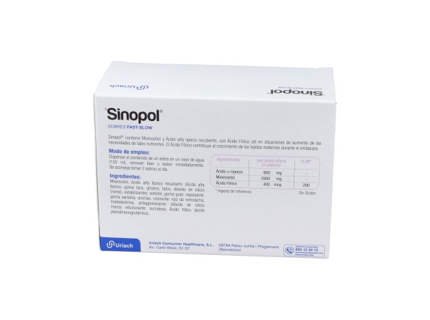 Sinopol Sobres Fast-Slow 30 U