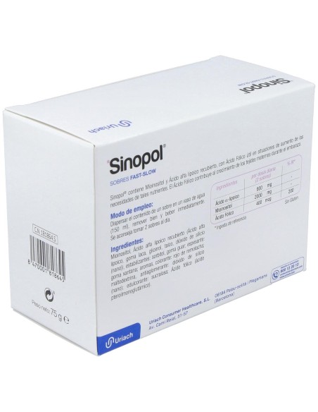 Sinopol Sobres Fast-Slow 30 U