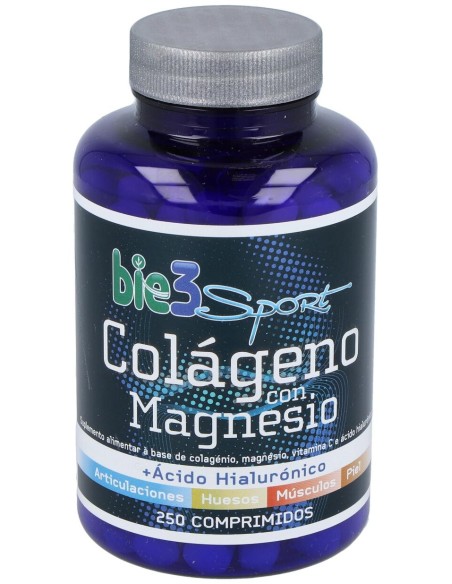 Bie3 Sport Colágeno Con Magnesio, 250 Comprimidos