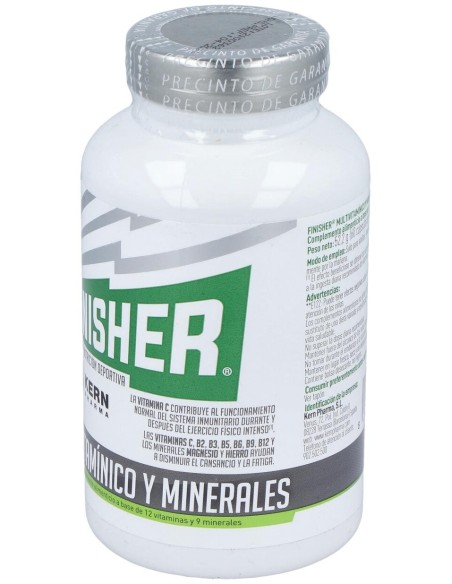 Finisher Multivitamínico Y Minerales, 60 Uds
