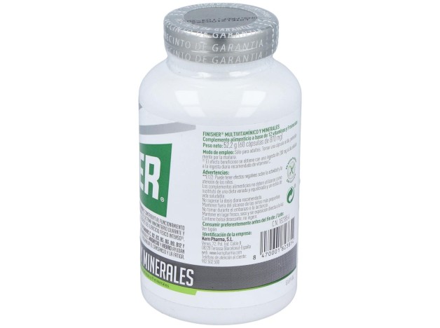 Finisher Multivitamínico Y Minerales, 60 Uds