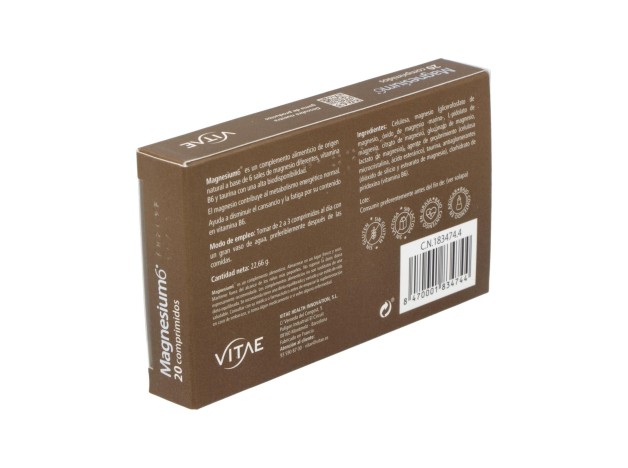 Vitae Magnesium6 20Comp
