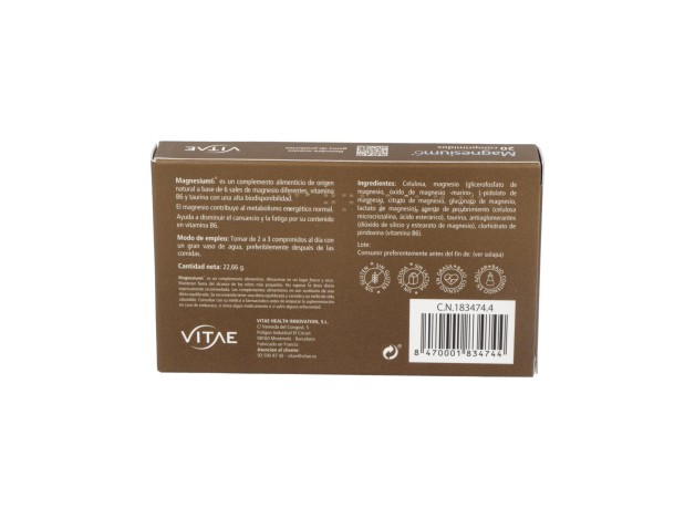 Vitae Magnesium6 20Comp