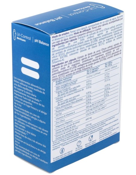 Lit Control Ph Balance, 60 Cápsulas
