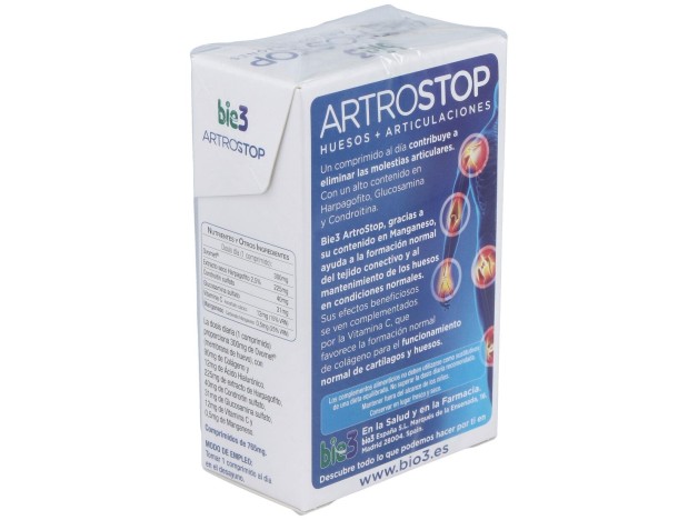 Bio3 Artrostop Huesos Y Articulaciones 30Comp