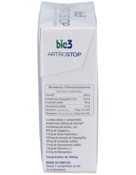 Bio3 Artrostop Huesos Y Articulaciones 30Comp