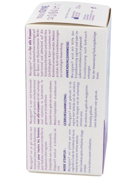Mucogyne Gel Íntimo No Hormonal 8 Unidades X 5Ml