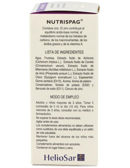 Nutrispag Jarabe 150Ml.