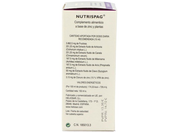 Nutrispag Jarabe 150Ml.