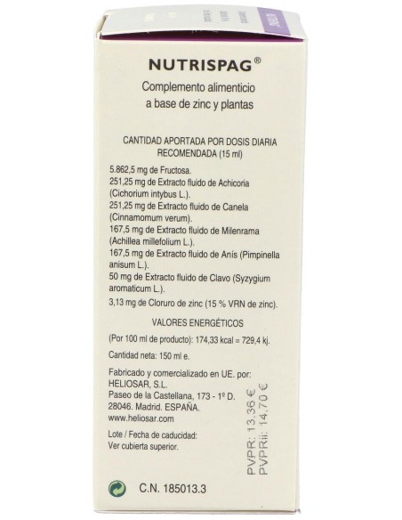 Nutrispag Jarabe 150Ml.