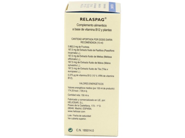 Relaspag Jarabe 150Ml.