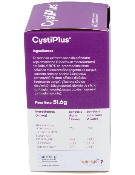 Cystiplus Triple Acción 60Comp