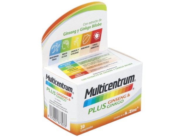 Multicentrum Plus Ginseng %26 Ginkgo, 30...