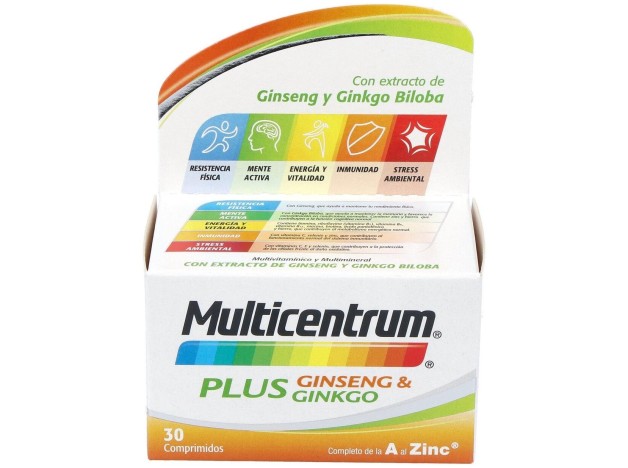 Multicentrum Plus Ginseng %26 Ginkgo, 30...