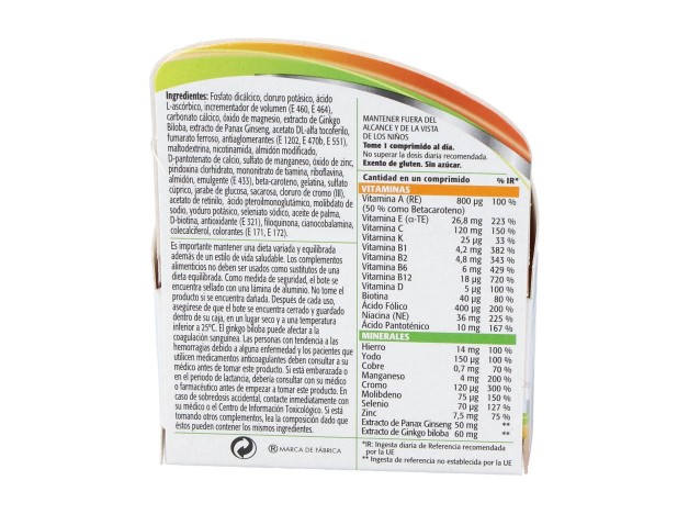 Multicentrum Plus Ginseng %26 Ginkgo, 30...