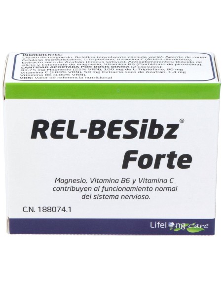Lifelong Care Relbes Forte Rel Besibz 60Caps