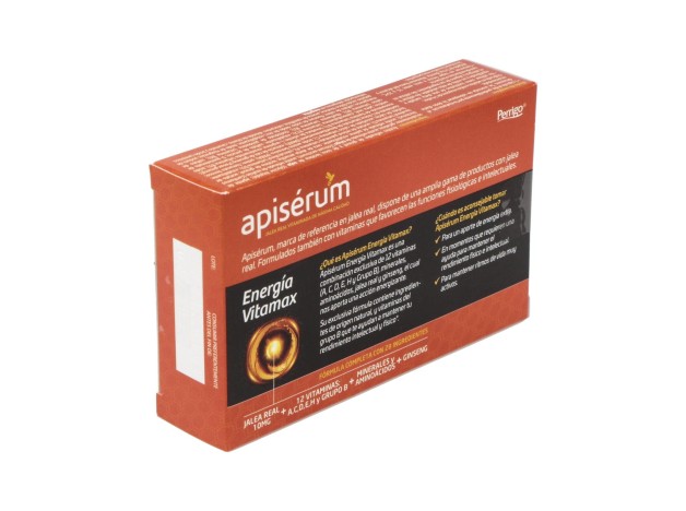 Apisérum Energía Vitamax Cápsulas, 30 Cápsulas