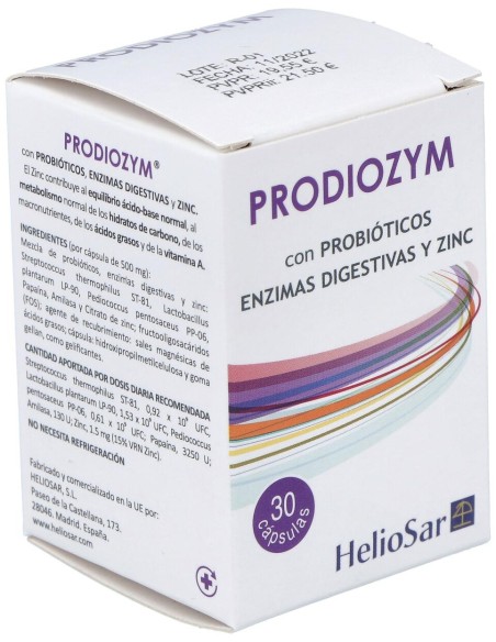 Heliosar Prodiozym 30Caps